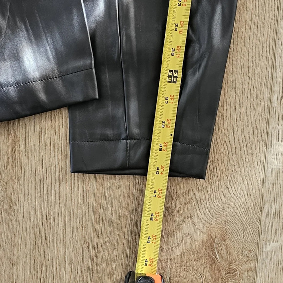 Buckle J is for Justify Black Faux Leather Parted Seam Pants - Picture 10 of 10